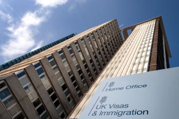 Croydon, UK - May 8, 2018 British immigration concept with Lunar House building the Home Office Visas and Immigration Office in Greater London, England, UK