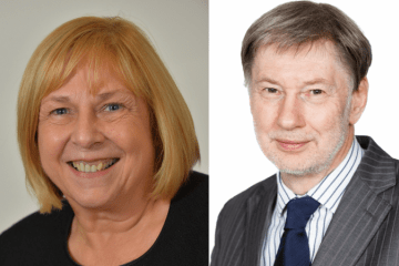 Julie Lydon and David Sweeney