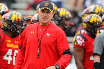 Maryland Terrapins head coach D.J. Durkin