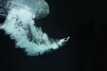Man diving