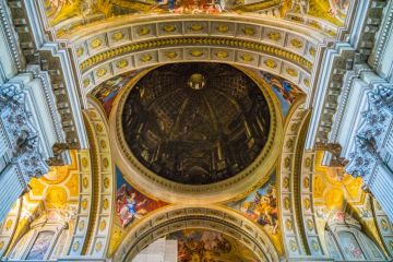 iStock The painted dome of Saint Ignatius of Loyola The painted dome by Andrea Pozzo, in the Church of Saint Ignatius of Loyola in Rome
