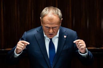 Donald Tusk, Poland’s prime minister, speaks in parliament ahead of a vote of confidence in Warsaw, Poland, on Wednesday 11 June 2025. Donald Tusk, Poland’s prime minister, speaks in parliament ahead of a vote of confidence in Warsaw, Poland, on Wednesday 11 June 2025.
