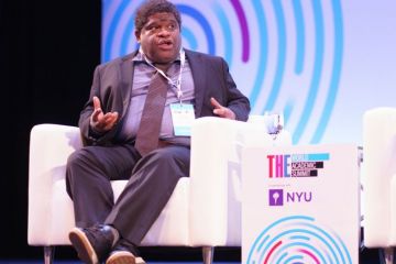 Gary Younge speaks at the World Academic Summit