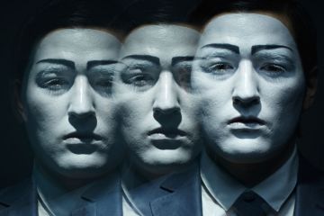 Duplicates of man's face