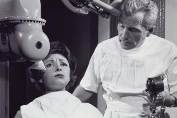 Female patient at dentist Female patient at dentist