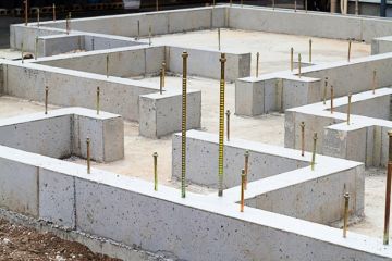 House foundations, illustrating foundational knowledge House foundations, illustrating foundational knowledge