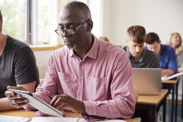 A further education class