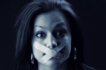 Indian woman gagged