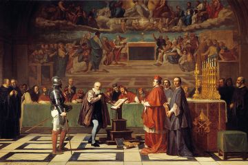 Galileo’s work in astronomy and physics brought him into conflict with the Catholic Church 