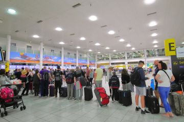 Gatwick airport terminal London England