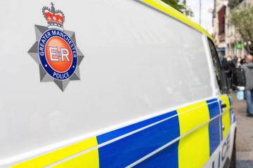 Greater Manchester Police Van - stock photo Greater Manchester Police Van - stock photo