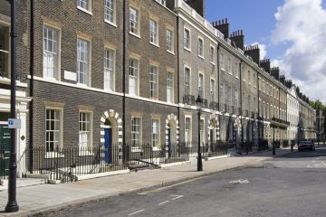 Houses in Bloomsbury in London, UK Houses in Bloomsbury in London, UK