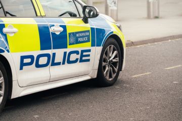 Metropolitan Police car in the UK Metropolitan Police car in the UK