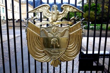 Gate of the Presidential Palace, Bogota, Colombia Gate of the Presidential Palace, Bogota, Colombia