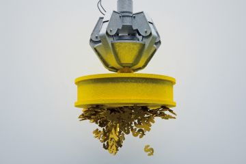 Giant magnet attracting money Giant magnet attracting money