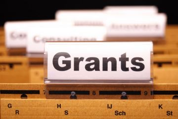 Grant Winners tab on folder Grant Winners tab on folder