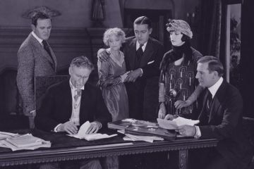 Group of family members at lawyers office Group of family members at lawyers office