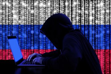 Hacker from russia at work