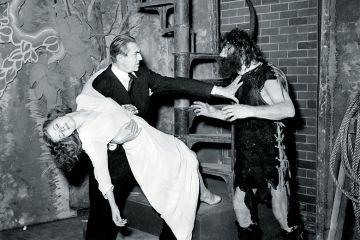 Scene from horror movie Scene from horror movie