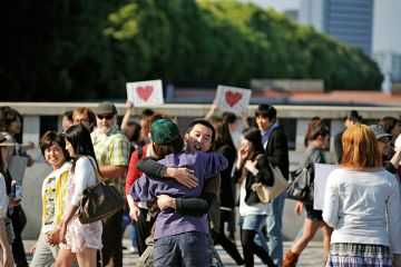 people hugging