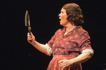 Imelda Staunton as Mrs Lovett, Sweeney Todd, Adelphi Theatre, London