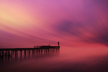 Macro analysis of photographs can lead to higher-level thinking in HE and should not be overlooked. A beautiful and colourful photo of a figure on a pontoon. Macro analysis of photographs can lead to higher-level thinking in HE and should not be overlooked.