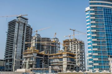 buildings under construction