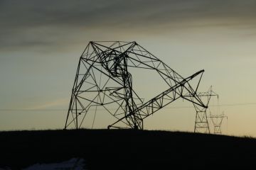 Storm Damage to Transmission Tower