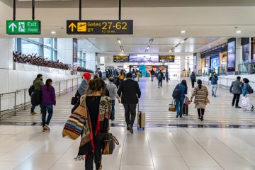 Interior of Indira Gandhi International Airport New Delhi. Interior of Indira Gandhi International Airport New Delhi.