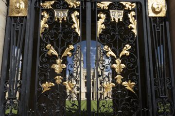 Ornate gateway entrance to All Souls College, University of Oxford, England Ornate gateway entrance to All Souls College, University of Oxford, England