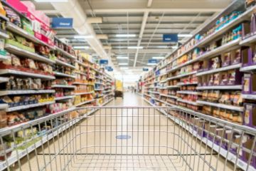 supermarket aisle supermarket aisle