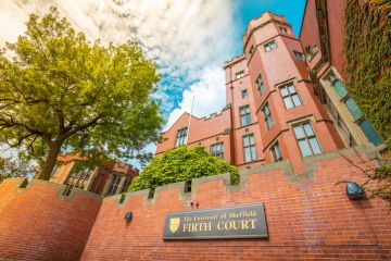 Firth Court, University of Sheffield in South Yorkshire, England
