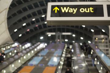 'Way out' sign 'Way out' sign