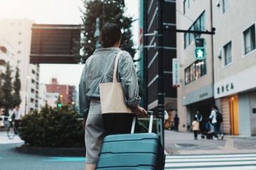 Student in Japan for an international exchange program