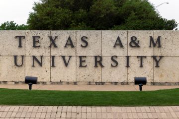 Sign at Texas A&M University Sign at Texas A&M University