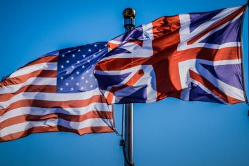 US, UK flags