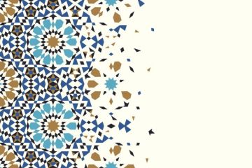Islamic mosaic design Islamic mosaic design