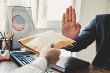 Refusing money in a brown envelope refuse money brown envelope