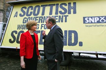 Nicola Sturgeon and Alex Salmond