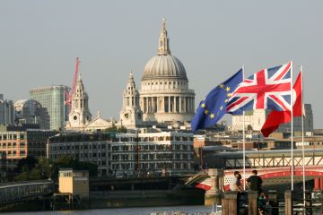 EU flag London EU flag London