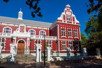 The library at Stellenbosch University, South Africa
