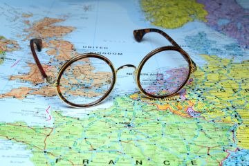 International study in UK map