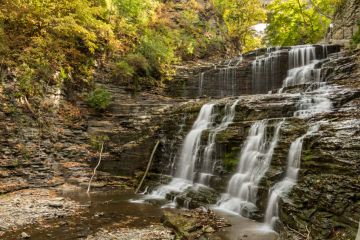 Cascadilla Gorge Waterfalls at Cornell University Plantations