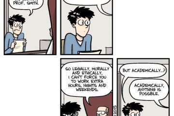 Piled Higher and Deeper cartoon, by Jorge Cham (6 August 2015) Piled Higher and Deeper cartoon, by Jorge Cham (6 August 2015)