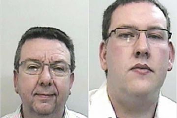 Robert Smedley, left, and Christopher Joynson were both jailed for five years