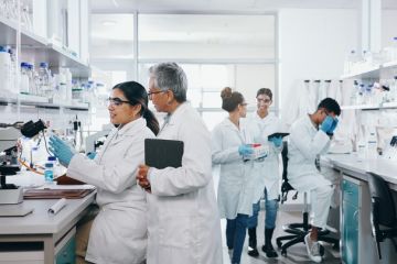 Scientists in a lab