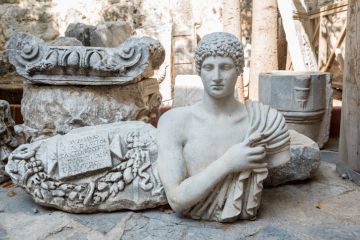 A broken Greek scupture A broken Greek scupture, symbolising the liberal arts