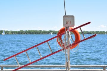 Life saving equipment at the downtown Toronto lakefront Life saving equipment at the downtown Toronto lakefront