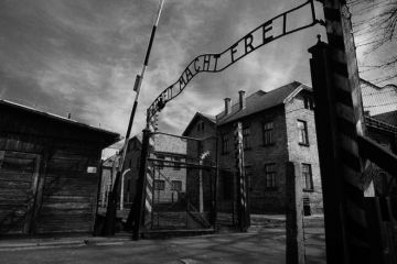 Main gate of Auschwitz-Birkenau concentration camp