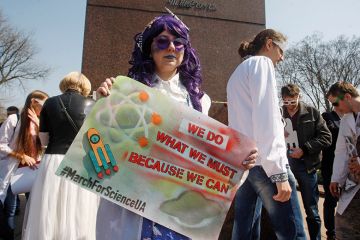 march for science protestor march for science protestor